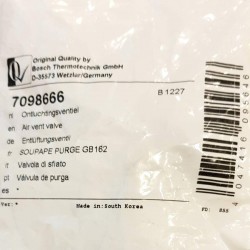 Ventil aerisire Buderus GB162 7098666