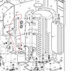 Conducta sistem incalzire Zeus Immergas 1.024707 Conducta sistem incalzire Zeus Immergas 1.024707