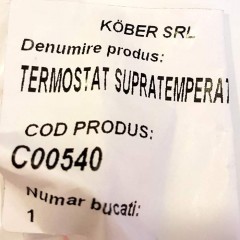 Termostat supratemperatura 95grd C00540